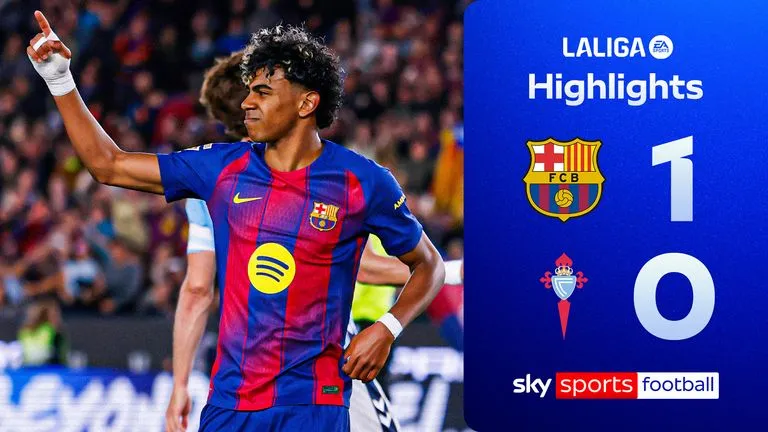 Barcelona vs Celta Vigo 1-0: Lamine Yamal ghi bàn duy nhất nhờ penalty, Barca hơn 9 điểm, củng cố ngôi đầu La Liga 