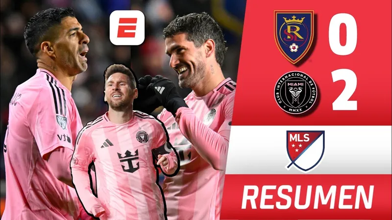 Salt Lake vs Inter Miami 0-2: Dấu ấn Messi, De Paul mở bàn, Suarez ấn định tỷ số, Inter Miami tạm xếp thứ hai trên BXH khu vực miền Đông 