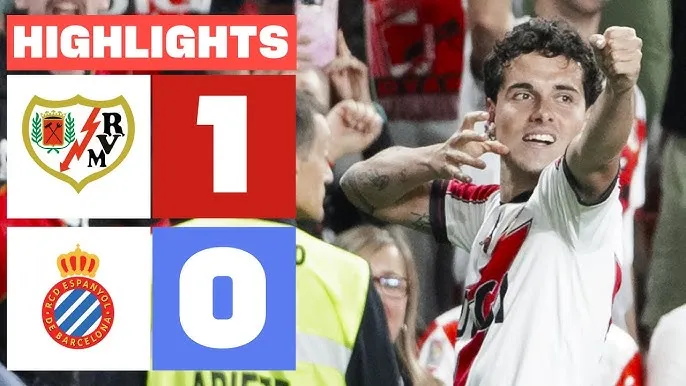 Rayo Vallecano vs Espanyol 1-0: Kike Garcia sút hỏng penalty, Sergio Camello kịp tỏa sáng phút cuối giành chiến thắng suýt sao