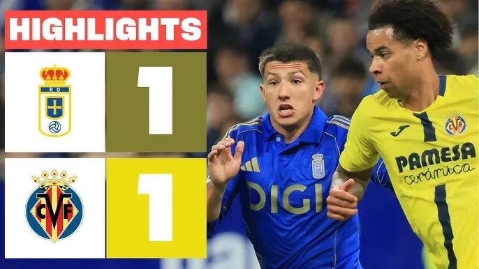 Real Oviedo vs Villarreal 1-1: Nicolas Pepe mở tỷ số nhờ chấm penalty, Ilyas Chaira nỗ lực cứu thua, Oviedo chót bảng xếp hạng La Liga