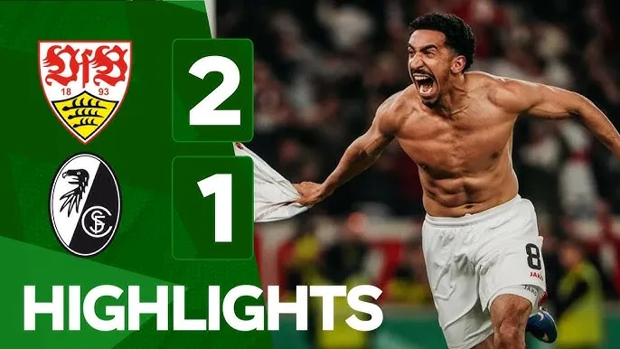 Stuttgart vs Freiburg 2-1: Eggestein mở bàn, Undav gỡ hòa, Tiago Tomas đánh gót điệu nghệ giành vé đấu Bayern ở chung kết DFB Cup
