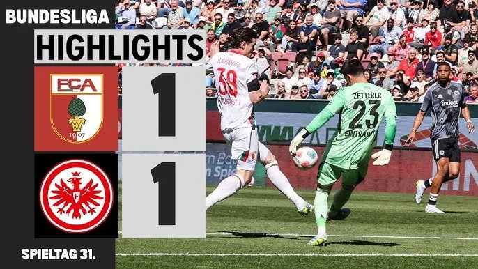 Augsburg vs Eintracht Frankfurt 1-1: Anton Kade đón bóng dội cột đệm cận thành, Doan Ritsu sút góc xa gỡ hòa đẹp mắt