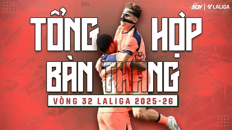 Vinicius, Fermin Lopez, Rashford, Balaguero, Pepe, Iglesias, Camello, Lejeune, Zurawski, Oyarzabal, Oskarsson,... phá lưới vòng 32 La Liga 