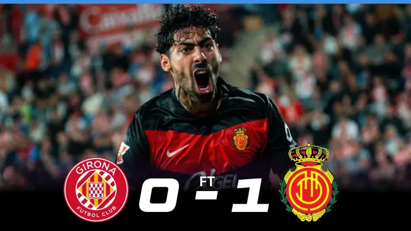 Girona vs Mallorca 0-1: Johan Mojica treo bóng như mơ, Samu Costa đánh đầu cận thành ghi bàn duy nhất, Mallorca xếp trên Girona
