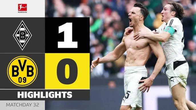 M'gladbach vs Borussia Dortmund 1-0: Haris Tabakovic chốt hạ chiến thắng phút 88, bỏ túi 3 điểm, Dortmund vững vị trí nhì bảng Bundesliga