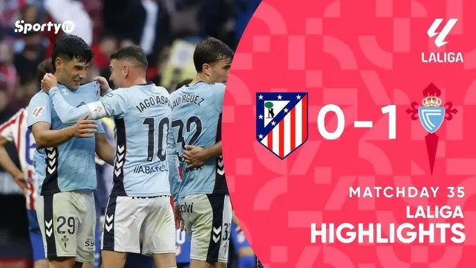 Atletico Madrid vs Celta Vigo 0-1: Swedberg kiến tạo, Iglesias lốp bóng ghi bàn duy nhất, Celta Vigo củng cố tốp 5 La Liga