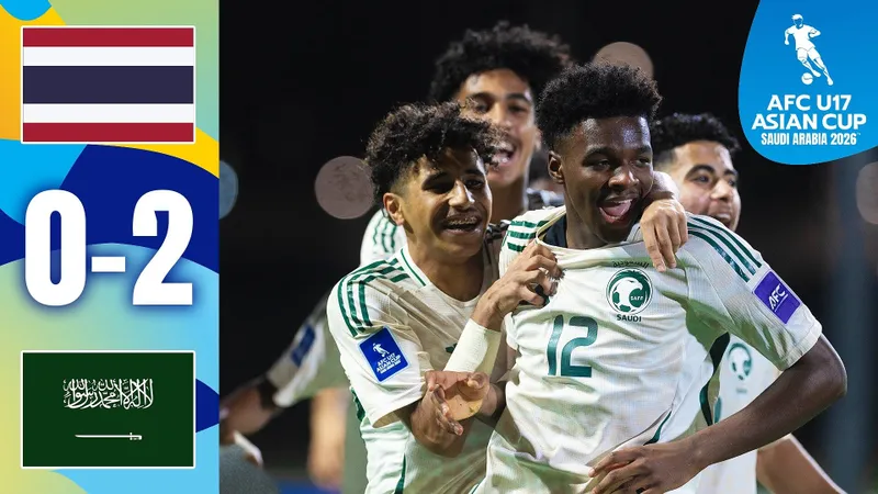 U17 Thái Lan vs U17 Saudi Arabia 0-2: Al Yami mở bàn, Al Okrush chốt hạ chiến thắng, Saudi Arabia nhất bảng, Thái Lan trắng tay sau 2 trận