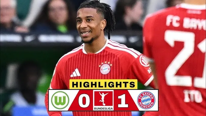 Wolfsburg vs Bayern Munich 0-1: Olise đột phá cánh phải hạ thủ môn Grabara, Wolfsburg tốp cuối , Bayern xứng đáng ngôi vương Bundesliga 2026