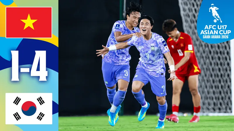 U17 Việt Nam vs U17 Hàn Quốc 1-4: Sỹ Bách tỏa sáng nhưng An Sun-Hyun, Nam Ian, Ahn Joo Wan, Kim Ji Woo ngược dòng phút cuối khó tin