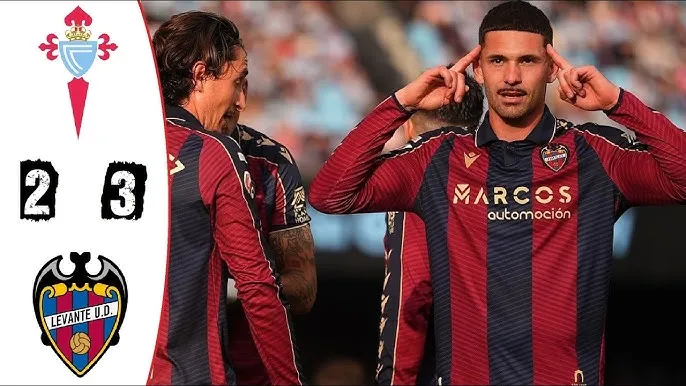 Celta Vigo vs Levante 2-3: Ferran Jutgla ghi cú đúp nhưng Kervin Arriaga, La Fuente, Roger Brugue ngược dòng chiến thắng đẹp mắt