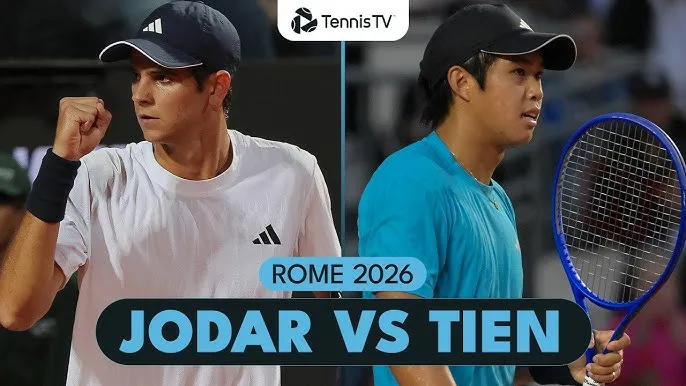 Rafael Jodar vs Learner Tien 6-1, 6-4: Tay vợt gốc Việt Learner Tien không tạo nên bất ngờ, Jodar gặp Luciano Darderi ở tứ kết Rome Open