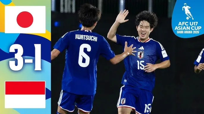 U17 Nhật Bản vs U17 Indonesia 3-1: Tsuneyoshi, Wada, Okamoto tỏa sáng, Tjoe ghi bàn danh dự, Nhật Bản đầu bảng A, Indonesia bị loại