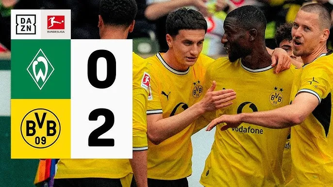 Werder Bremen vs Borussia Dortmund 0-2: Serhou Guirassy, Yan Couto lần lượt đua tài ghi bàn, Bremen chót bảng, Dortmund á quân Bundesliga