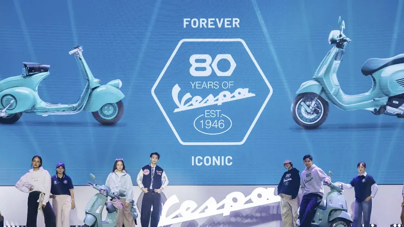 Vespa kỷ niệm 80 năm hành trình mang tính biểu tượng tại TPHCM