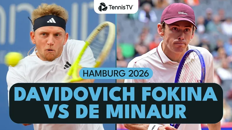Alejandro Davidovich Fokina vs Alex de Minaur 2-6, 6-4, 4-6: Thắng chật vật Davidovich, Minaur đối đầu Luciano Darderi ở tứ kết Bitpanda Hamburg Open
