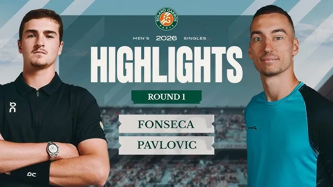 Joao Fonseca vs Luka Pavlovic 7(8)-6(6), 6-4, 6-2: Thắng chật vật Pavlovic, tay vợt 19 tuổi Fonseca đấu Dino Prizmic ở vòng 2 Roland Garros