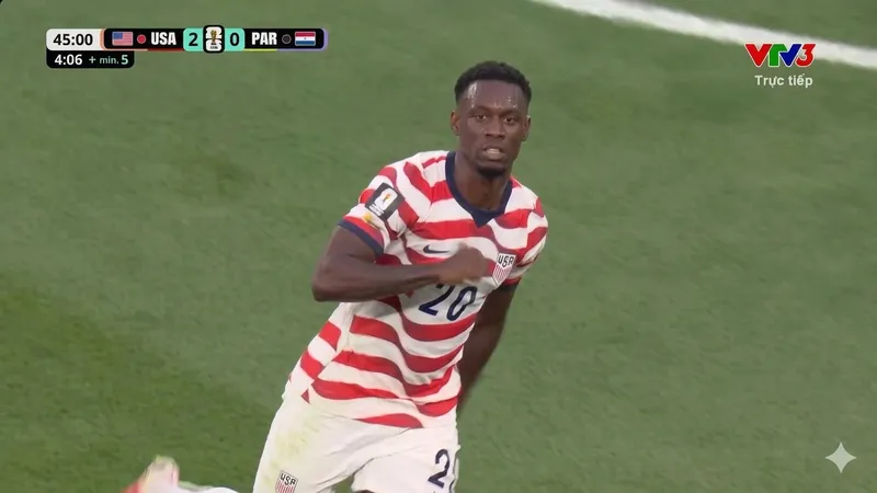 Ngôi sao Leverkusen Malik Tillman thọc khe đẹp mắt, Folarin Balogun ghi cú đúp, tuyển Mỹ dẫn trước Paraguay 3-0