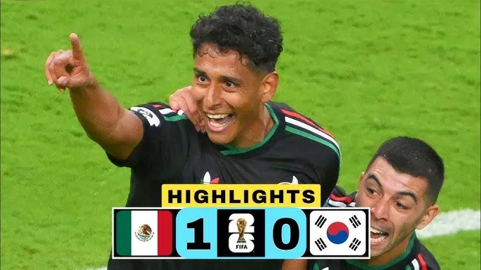 Mexico vs Hàn Quốc 1-0: Thủ môn Kim Seung Gyu và hậu vệ Lee Gi Hyuk sai lầm, Luis Romo chớp thời cơ ghi bàn, Mexico chắc vé vòng knock-out