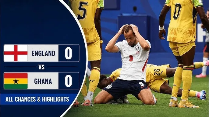 Anh vs Ghana 0-0: Dàn công "Tam sư" Declan Rice, Nico O'Reilly, Harry Kane kém duyên ghi bàn, chia điểm đáng tiếc, Anh tạm giữ đầu bảng L