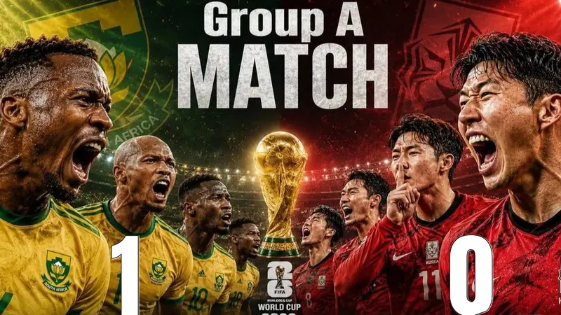 Hàn Quốc vs Nam Phi 0-1: Maseko chớp thời cơ ghi bàn duy nhất, Nam Phi nhì bảng A đi tiếp vòng 1/6, Son Heung-min khó lòng bước tiếp