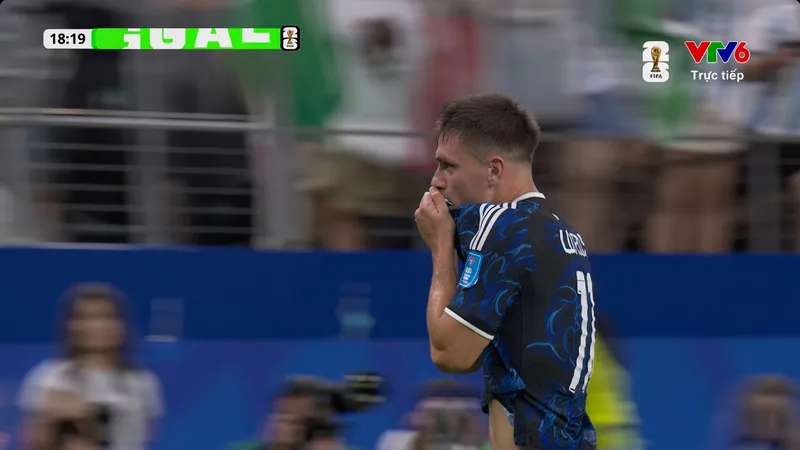 Lo Celso sút phạt siêu phẩm hạ thủ môn Abulaila mở tỷ số cho Argentina