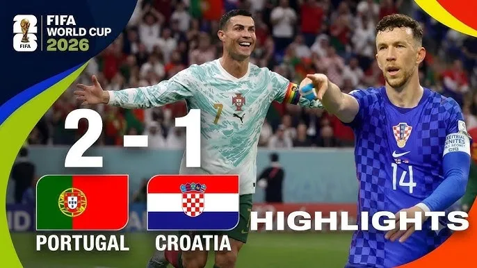 Bồ Đào Nha vs Croatia 2-1: Perisic dệt mộng, Ronaldo, Ramos ngược dòng nghẹt thở, HLV Roberto Martinez gặp Tây Ban Nha ở vòng 1/8 World Cup 2026