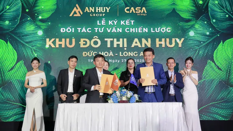 Lễ ký kết đối tác tư vấn chiến lược cho dự án khu đô thị An Huy