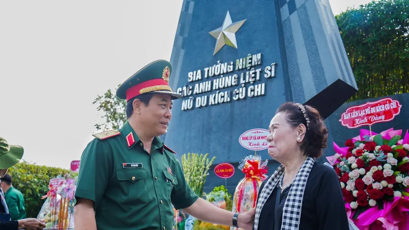 Họp mặt kỷ niệm 60 năm thành lập Trung đội Nữ du kích Củ Chi 