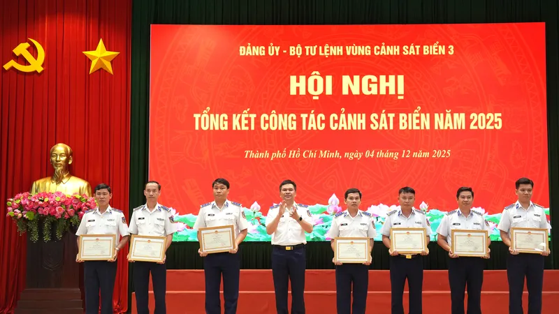 Vùng Cảnh sát biển 3: Hoàn thành toàn diện nhiệm vụ năm 2025
