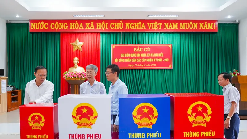 Lãnh đạo TPHCM kiểm tra công tác chuẩn bị bầu cử tại đặc khu Côn Đảo