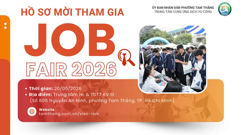 Ngày hội việc làm 2026 tại phường Tam Thắng