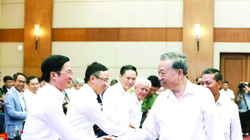 Tổng Bí thư Tô Lâm thăm và làm việc tại thành phố Hải Phòng