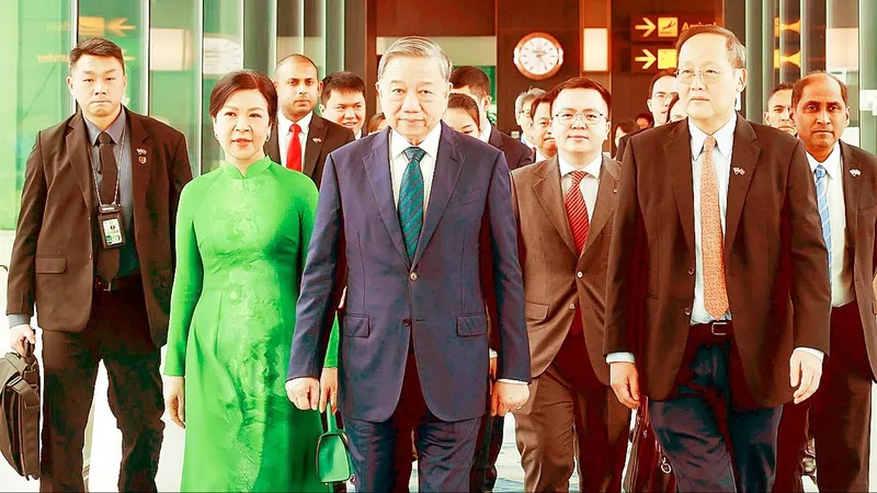 Tổng Bí thư Tô Lâm và phu nhân kết thúc tốt đẹp chuyến thăm chính thức Singapore