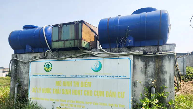 Thí điểm xử lý nước thải sinh hoạt ven biển: Mô hình không hiệu quả