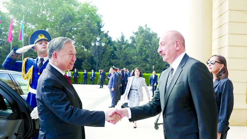 Tổng Bí thư Tô Lâm và phu nhân thăm cấp Nhà nước Cộng hòa Azerbaijan