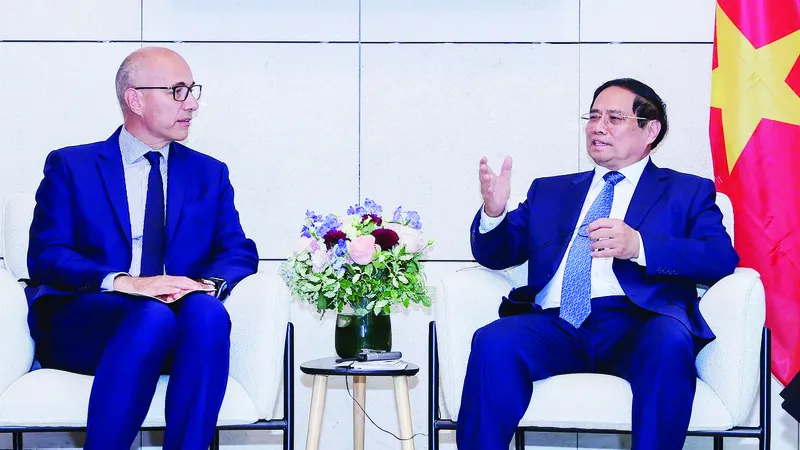 Thủ tướng Phạm Minh Chính dự Diễn đàn doanh nghiệp Việt Nam - Pháp