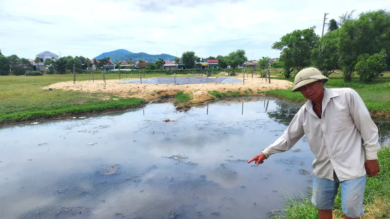 Nước thải của khu du lịch ảnh hưởng đến người dân