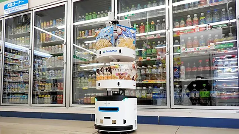 Robot đa năng đồng hành cùng cửa hàng tiện lợi