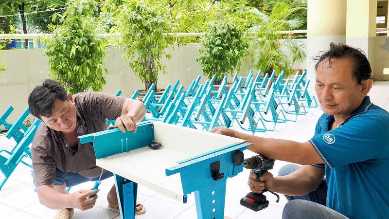 Trường học sẵn sàng cho năm học mới