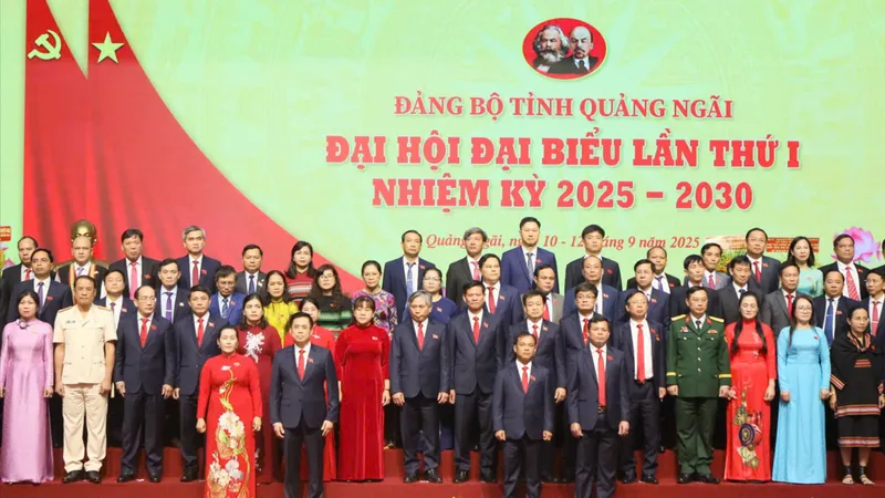 Đại hội đại biểu Đảng bộ tỉnh Quảng Ngãi lần thứ I, nhiệm kỳ 2025-2030: Tập trung phát triển công nghiệp công nghệ cao, đột phá hạ tầng và du lịch