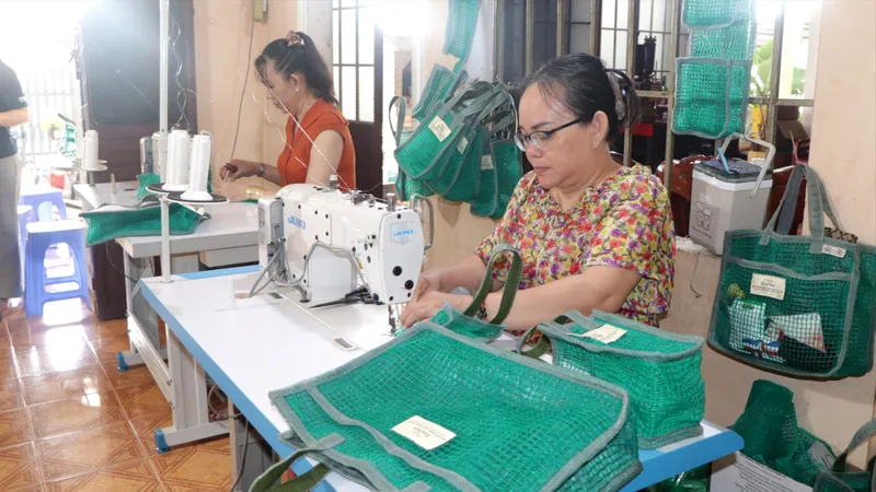 Biến lưới vụn thành sản phẩm xanh, hữu ích