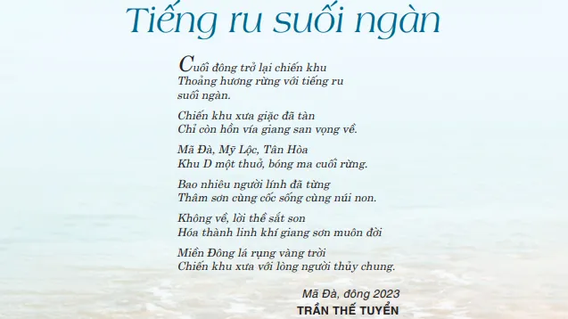 Tiếng ru suối ngàn, Vợ lính Trường Sa