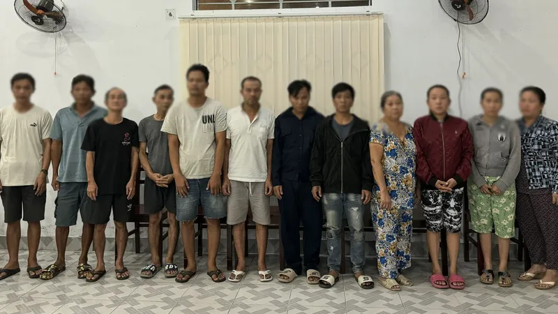 Triệt phá nhiều sòng bạc ở Thủ Đức, bắt hàng chục con bạc 