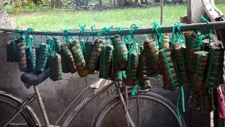 Bánh tét nhà mình