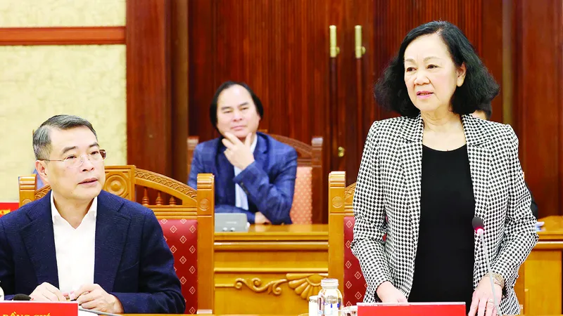 Tiểu ban Tổ chức phục vụ Đại hội XIV của Đảng họp phiên thứ nhất