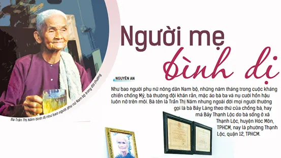 Người mẹ bình dị