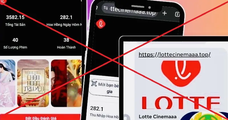 Giả mạo nhân viên Lotte Cinema tuyển người kiếm tiền “hoa hồng”