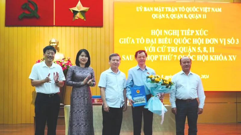 Hội nghị tiếp xúc cử tri các quận 5, 8, 11 sau Kỳ họp thứ 7, Quốc hội khóa XV