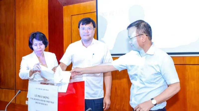 Giới thể thao hướng về người dân vùng bão lũ miền Bắc