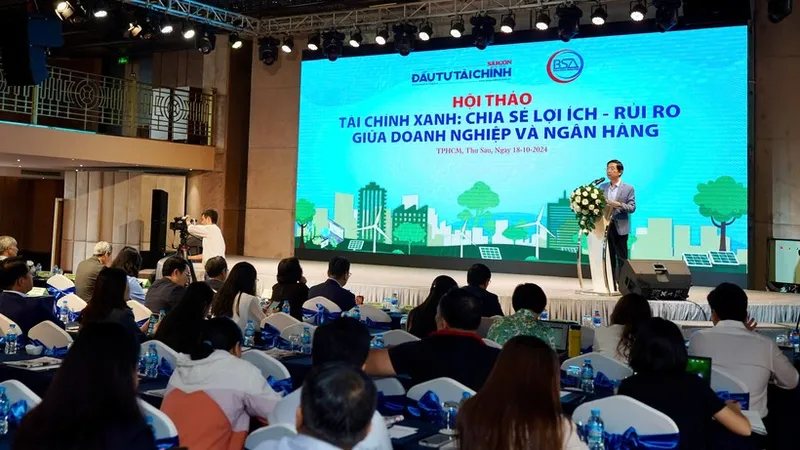 Hội thảo "Tài chính xanh: Chia sẻ lợi ích, rủi ro giữa doanh nghiệp và ngân hàng"